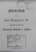 Adreß-Buch Amt Bismarck i. W. 1899